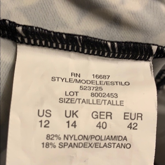 NWT Swim Solutions Tankini Top - Picture 6 of 6